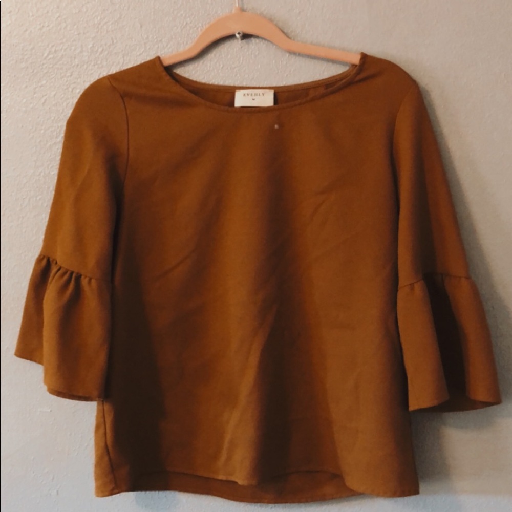 Rust Orange Everly Top
